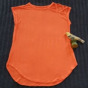 NWT Maurice's Coral Top W/Shoulder Cut-Outs - XL